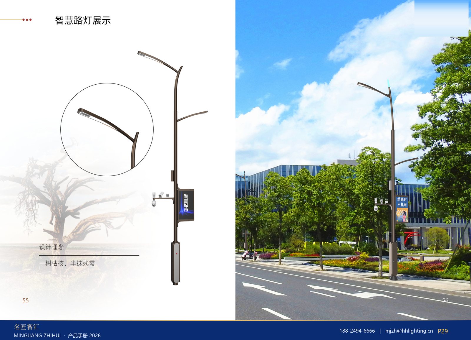 智慧路灯应用实景